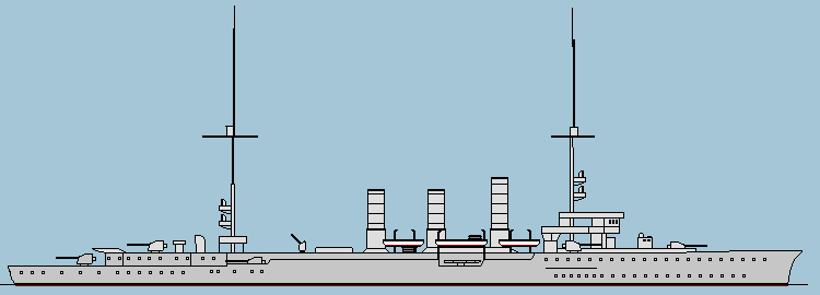 Profile drawing of Emden II