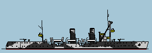 Profile drawing of Niobe