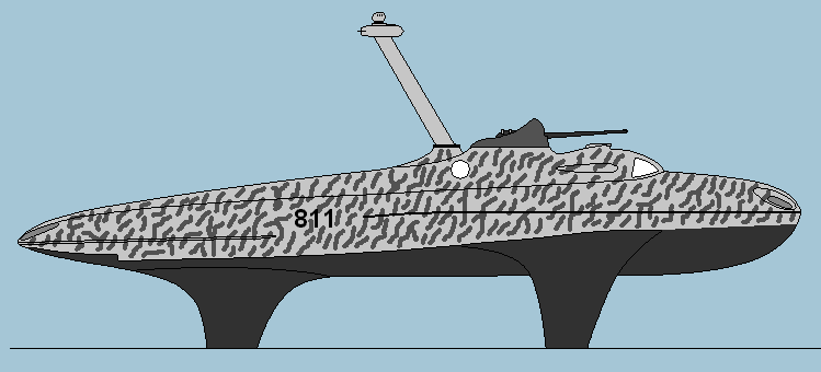 Profile drawing for Submersible Hydrofoil Project